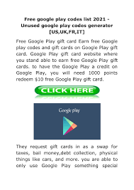 Savings is averagely up to $23.35. Free Google Play Codes List 2021 Unused Google Play Codes Generator Us Uk Fr It Ma R Cu Sguz M A N Tm P Flip Pdf Online Pubhtml5
