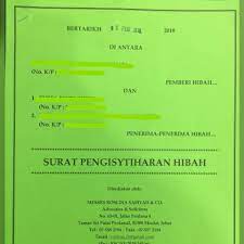 Panduan membeli rumah di australia. Surat Pengisytiharan Hibah Sph Roslina Sabiyah Co Facebook