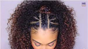 Top Braided Curly Crown Princess Hairstyle Natural Hair Styles Hair Styles Curly Hair Styles