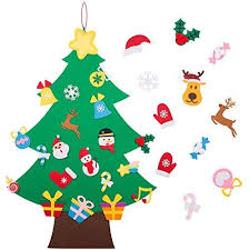 Maybe you would like to learn more about one of these? Amazon Com Felt Christmas Tree 3 6 Ft 3d Diy Set For Kids With 33 Pieces Of Ornament Decor Wall Hanging Christmas Tree Decorations Home Kitchen