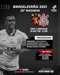 André Ranieri على X: "Amigos, neste sábado estarei nas reportagens de Sport  x Corinthians pela Energia 97. Quem quiser prestigiar, será muito bem-vindo  🙂 https://t.co/dtq3p4rWqk"