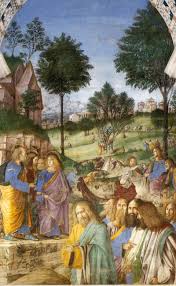Melozzo Da Forli L Entree Du Christ A Jerusalem Detail Fresque 1477 1482 Basilique De La Sainte Mais Italian Renaissance Art Italian Paintings Artist