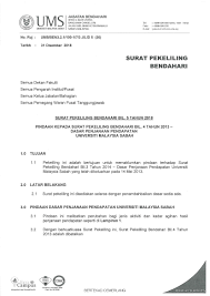 Perpustakaan instun pekeliling ketua pengarah tanah dan galian persekutuan bilangan 2/1975 surat perjanjian bagi menimbus dan meratakan tanah lombong surat. Surat Pekeliling Bendahari Bil 5 Tahun 2018 Pindaan Kepada Surat Pekeliling Bendahari Bil 4 Tahun 2013 Dasar Penjanaan Pendapatan Universiti Malaysia Sabah