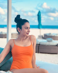 Rakul Preet Singh Slays in Sexy Orange Monokini as She Drops Hot Vacation  Pic - Check Viral Photo