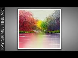 Easy Landscape From 3 Colors Art Therapy 278 Acrylic Satisfying Abstract Painting Abstract Painting Techniques Abstract Painting Colouring Art Therapy