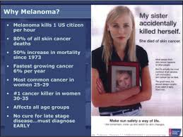 Melanoma skin cancer has a rapid growth rate, which is what makes it so dangerous; Fwp