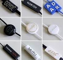 Custom 3D Embossed Name Logo Plastic Hang Seal Tag String lock for Shoe and  Clothing - AliExpress