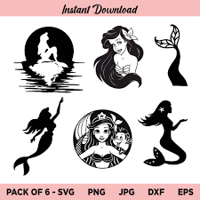 Free Free 305 Ariel Mermaid Svg SVG PNG EPS DXF File
