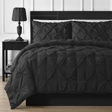8 Pcs Diamond Black Bed Sheet Set with Quilt, Pillow and Cushions Cove –  Hutch
