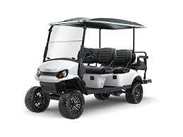 The model received many reviews of people of the automotive industry for their consumer qualities. 6 Passenger Golf Cart Express L6 E Z Go