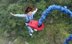 Bungee jumping (/ˈbʌndʒi/), also spelt bungy jumping, is an activity that involves a person jumping from a great height while connected to a large elastic cord. Bungee Jumping Bestellen Erlebnis Gutschein Portal