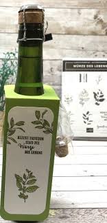 Blog Der Hobbycompany Stampin Up Demonstratorin Flasche Verpackung Weinflaschen Basteleien Flaschen