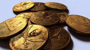Free Gold Pirate Coin 3d Model Pirate Coins Coins Pirates