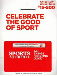 Maybe you would like to learn more about one of these? Sports Authority 15 500 Gift Card 1 Count Dillons Food Stores