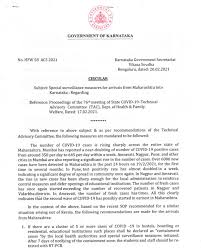 Nodal officer for disaster risk reduction (ddr) roadmap; Ani On Twitter Karnataka Government Issues A Circular In View Of Rising Cases Of Covid 19 In Neighbouring Maharashtra A Negative Rt Pcr Certificate That Is Not Older Than 72 Hours Shall Be Compulsory