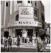 crowd outside the diana palace movie theater september 1942 life in egypt cairo egypt history