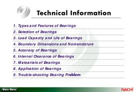Pdf Nachi Bearing Catalog Technical Information Graha