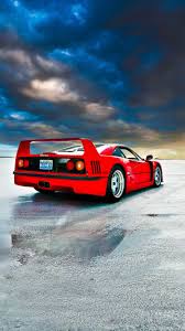 Ferrari F40 Rear Classic Car Off Road 720x1280 Wallpaper Ferrari F40 Classic Cars Dream Cars