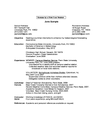 However on the positive side employers realize this and will take it into account when looking at job application from a student or. Sample Resume By A First Year Student Free Download