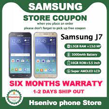 These unlocked smartphones provide you with the means of pairing the phone with your preferred carrier or contract. Samsung Galaxy J7 J700f Refurbished Original J7 2015 Dual Sim Unlocked Gsm Android Phone Octa Core 5 5 Ram 1 5gb Rom 16gb Original Samsung Galaxy Dual Simsamsung Galaxy Aliexpress