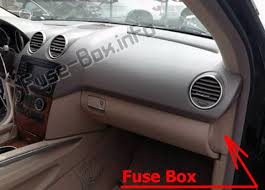 In order to avoid confusion with the bmw m models, the car modification indices were changed to ml. Fuse Box Diagram Mercedes Benz M Class W164 2006 2011