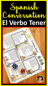 Tener Activities Tener Expressions Spanish Conversation Spanish Tener Learning Spanish