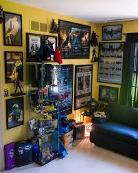 Pin By Gilbert Deltres On Geeked Out Rooms Game Room Decor Batman Room Comic Book Rooms