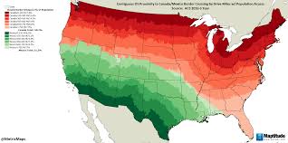 The cbsa is responsible to parliament through the minister of public safety and emergency preparedness, currently bill blair, who took office following the 2019 election, and is under the direction. The Population Density In Canada Vivid Maps Border Mexico Map