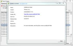 Check Vum For This Esx Base Update Patches Fix It Suffer