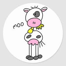 Cow Stick Figure Sticker Zazzle Com Stick Figures Stick Figure Drawing Stick Drawings