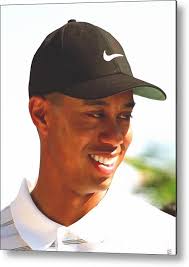 Tiger Woods Metal Print