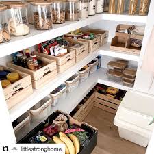 Jules Yap On Instagram Pantry Goals Littlestronghome Shows Us The Way With Knagglig Crates Being Organ Kitchen Pantry Design Diy Pantry Shelves Diy Pantry