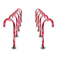 Variety of candy cane candies. 10 X Outdoor Led Red Candy Cane Path Garden Lights Up Decoration Christmas 9333527399366 Ebay