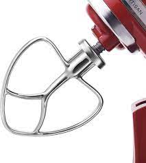 With additional attachments, you can turn it into a pasta maker or a sausage stuffer. Buy Geesta Polished Stainless Steel Flat Beater For Kitchen Aid 4 5 Qt 5 Qt Tilt Stand Mixer Attachments For Kitchen Paddle Baking Pastry Pasta Dough Lcing Mixing Accessory Dishwasher Safe