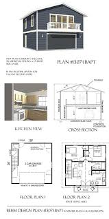 Garage Plans 2 Car With Full Second Story 1307 1bapt 26 39 X 26 39 Two Car By Beh Garage House Plans Garage Apartment Plans Apartment Floor Plans