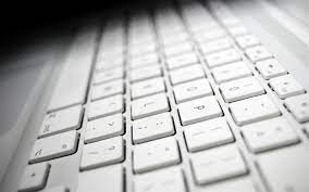 Download Wallpapers White Keyboard Button Computer Keyboard Computer Typesetting Concepts 4k Besthqwallpapers Com Computer Keyboard Apple Keyboard Computer
