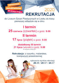 Regulamin rekrutacji do niepublicznego liceum ogólnokształcącego nr 81 sgh w roku szkolnym 2021/2022. Rekrutacja Do Liceum Sztuk Plastycznych