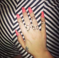 Maybe you would like to learn more about one of these? Khloe Kardashian S Coral Nails Get Her Marvelous Manicure Hollywood Life