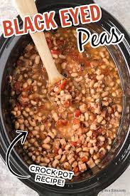 Crock Pot Black Eyed Peas Recipe - Slow Cooker Black Eyed Peas