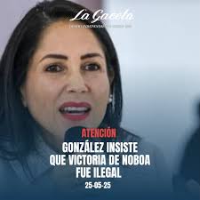 viral 👇🏻👇🏻👇🏻 La excandidata presidencial por el correísmo, Luisa  González, volvió a cuestionar la legitimidad del triunfo electoral de  Daniel Noboa, al que calificó de ilegal. Argumenta su postura en un supuesto