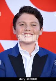 Brady Noon al 'Good Boy' di Los Angeles prima tenuto al Regency Village  Theatre Foto stock