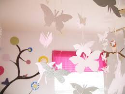 8 Strands White Butterfly Hanging Ceiling Hanging Paper Art Nursery Baby Wedding Decor Baby Showe 3d Butterfly Wall Art Pink Nursery Butterfly Wall Art