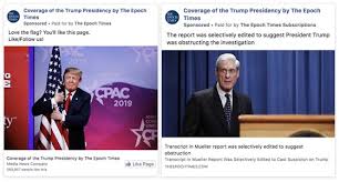 According to their about page they are. Trump Qanon And An Impending Judgment Day Behind The Facebook Fueled Rise Of The Epoch Times
