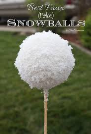 Best Faux Fake Snowballs Frugelegance Fake Snowballs Snowball Snow Decorations