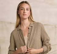 Poetry - Lyocell & cotton-blend gingham overshirt