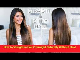 Cold milk is one of the most renowned means to get straight hair at hair naturally. How To Straighten Hair Overnight Naturally Without Heat Youtube