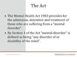 Ppt After Care Under The Mental Health Act 1983 Powerpoint Presentation Id 1761915
