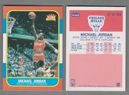 Check spelling or type a new query. 1986 87 Fleer Basketball Michael Jordan Rookie Card Mid90s