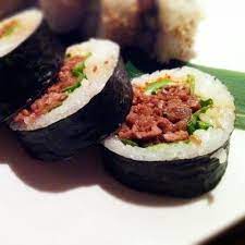 Kobe Beef Roll At Sushi Den Eat You Out Greek Cooking Asian Recipes