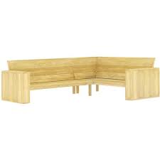Make an outdoor storage bench seat to save space in your backyard. Best Price Garden Corner Bench
